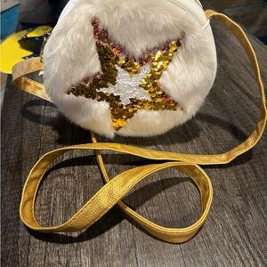 American Girl Star Crossbody Bag with Gold Strap